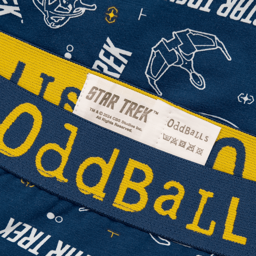 Star Trek Galaxy - Mens Cotton Boxer Shorts: Medium