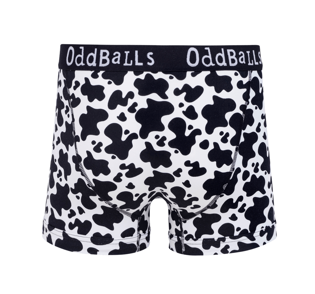 Fat Cow - Mens Cotton Boxer Shorts: Medium