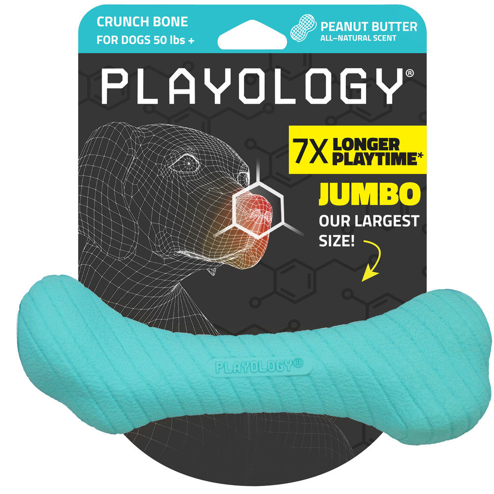 Playology Crunchy femur - peanut butter - large