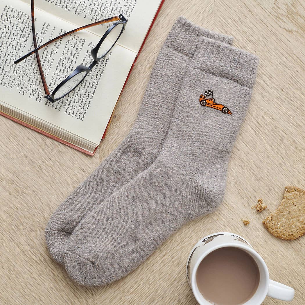 Formula One Sports Lover wool socks: Blue