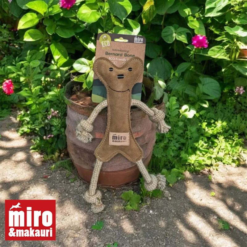 Eco Dog Toys By Miro & Makauri - Bernard Bone.: Bernard