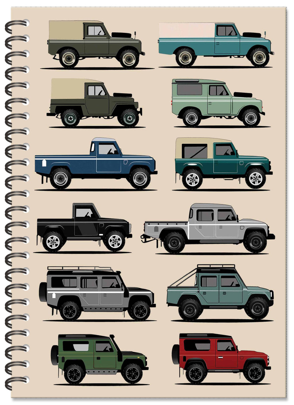 Landy Spiral Bound Notebook (A5 lined pages)