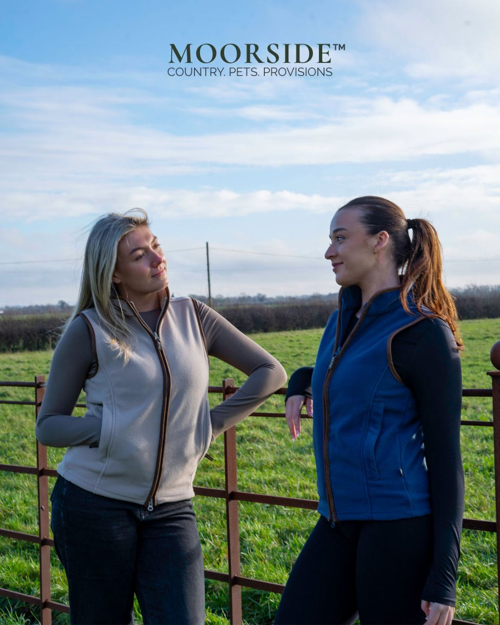 Ladies Countryman Fleece Gilet Mushroom