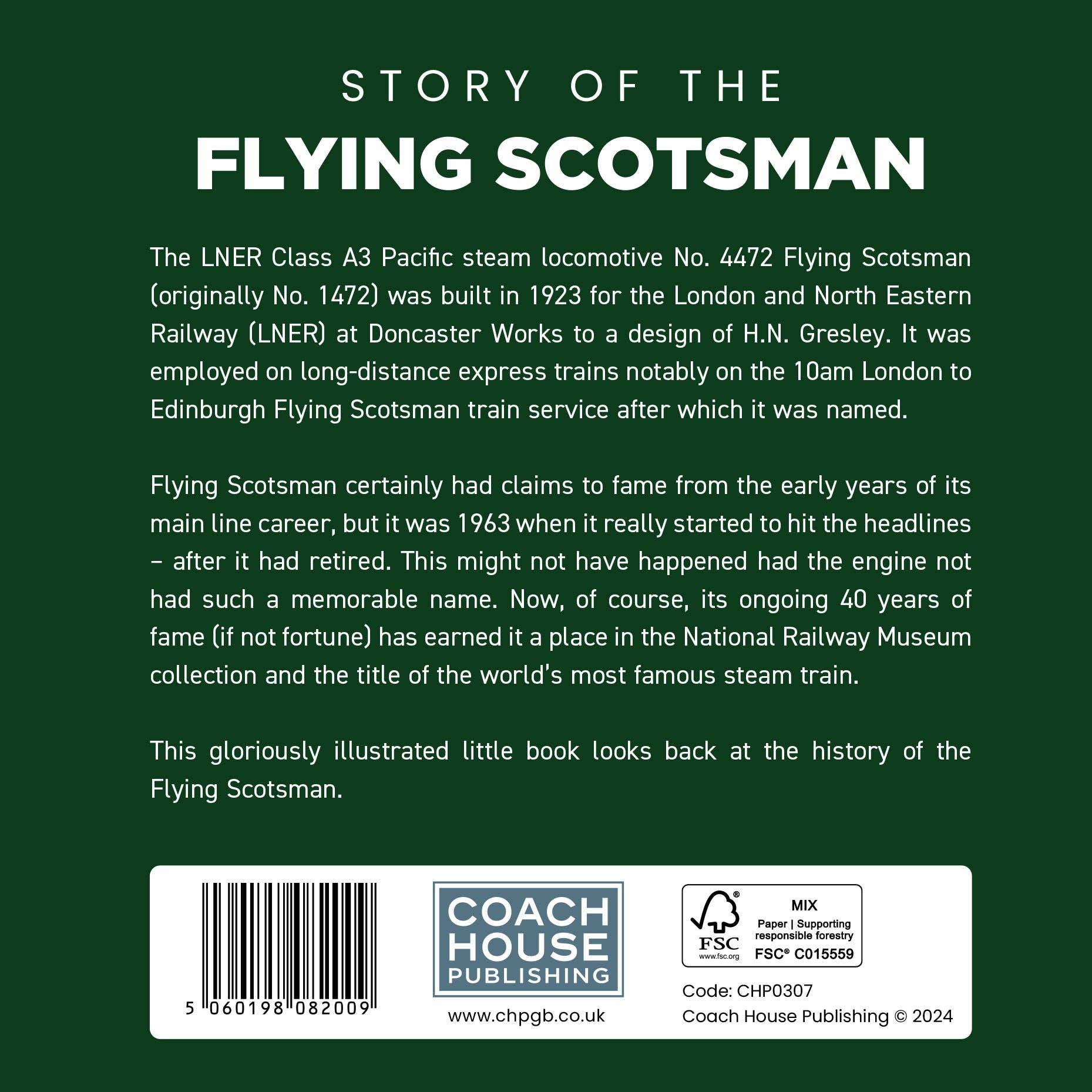 Story of the Flying Scotsman Hardback book