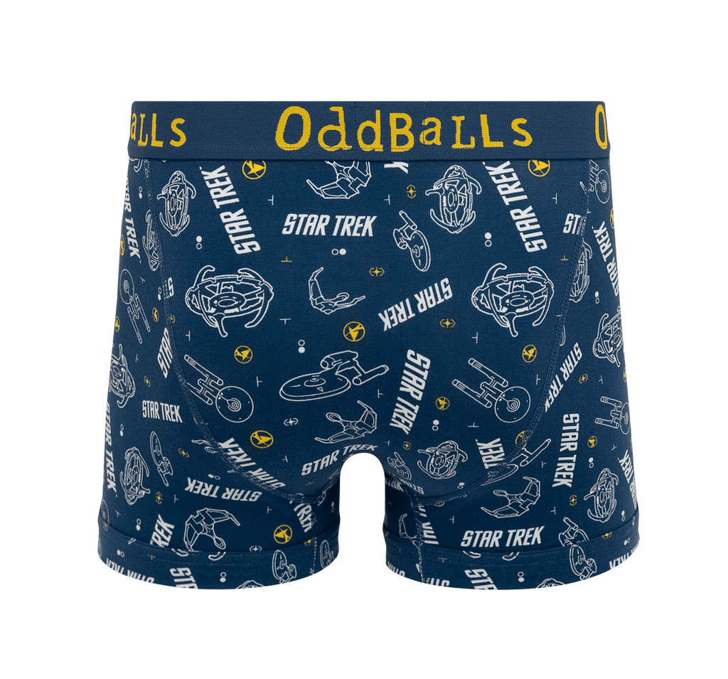 Star Trek Galaxy - Mens Cotton Boxer Shorts: Medium