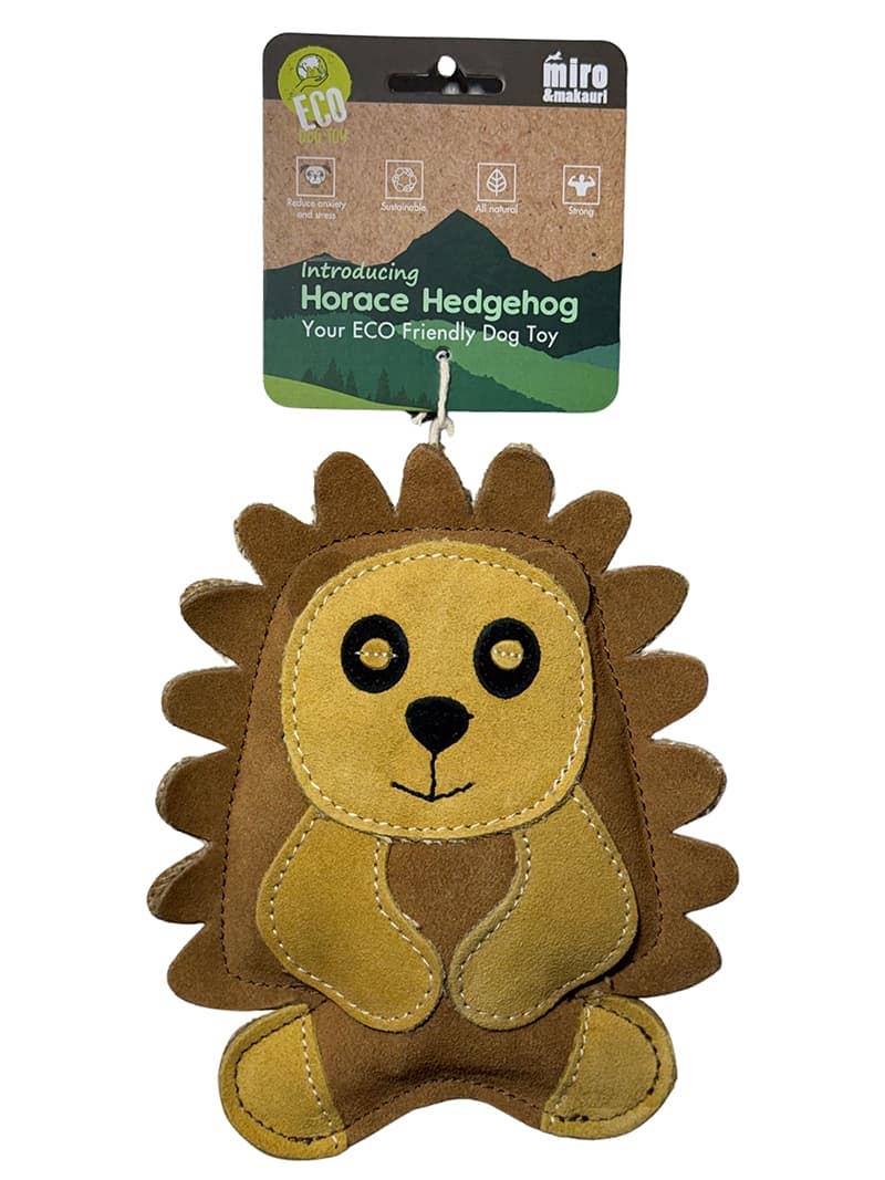 Eco Dog Toys By Miro & Makauri - Horace Hedgehog: Horace Hegehog
