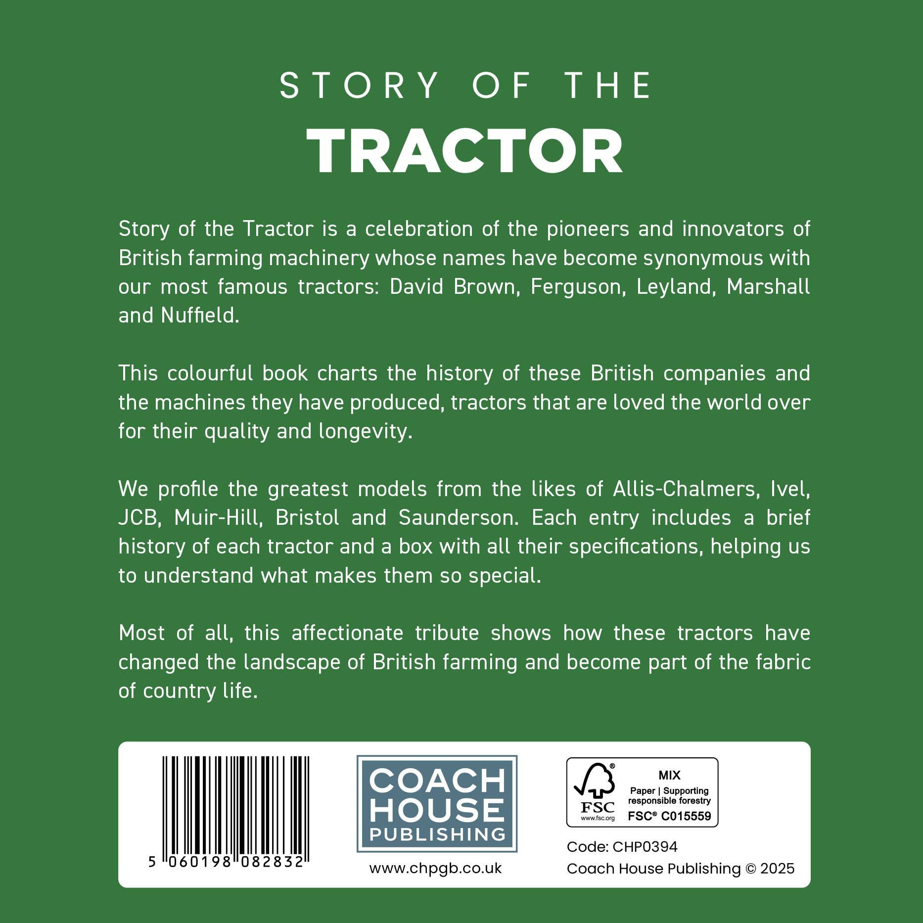 Story of the Tractor Hardback Book