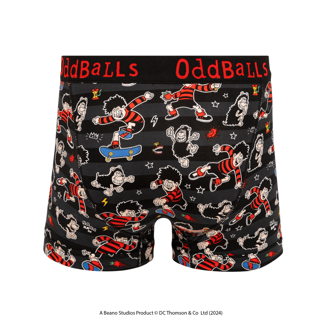 Dennis & Gnasher - Mens Cotton Boxer Shorts: Small