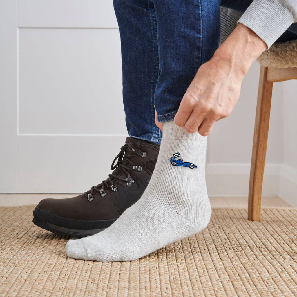 Formula One Sports Lover wool socks: Blue