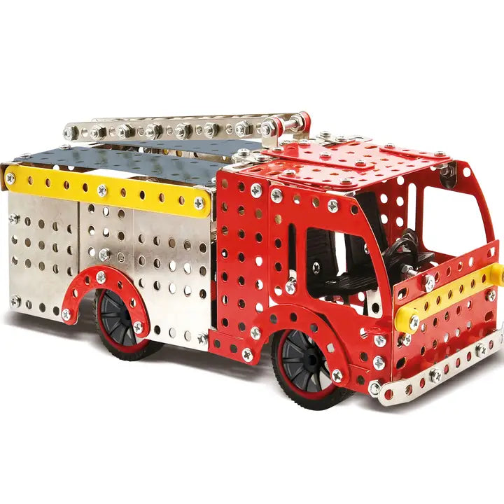 Fire Engine Metal Construction Kit