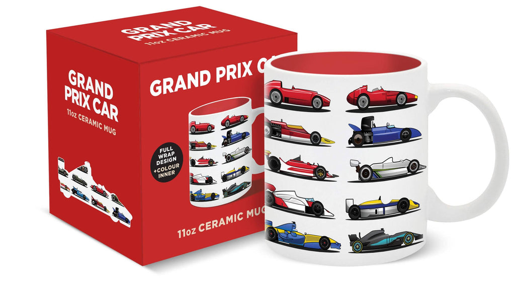 Grand Prix Cars Ceramic Mug 11oz