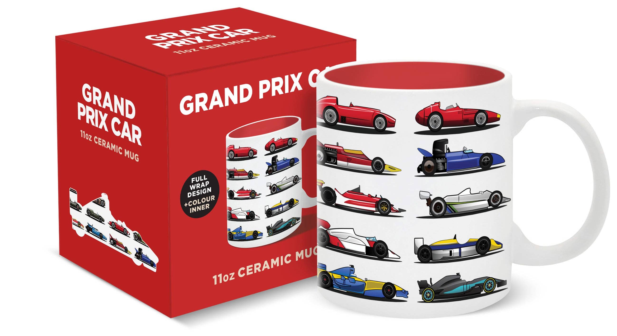 Grand Prix Cars Ceramic Mug 11oz