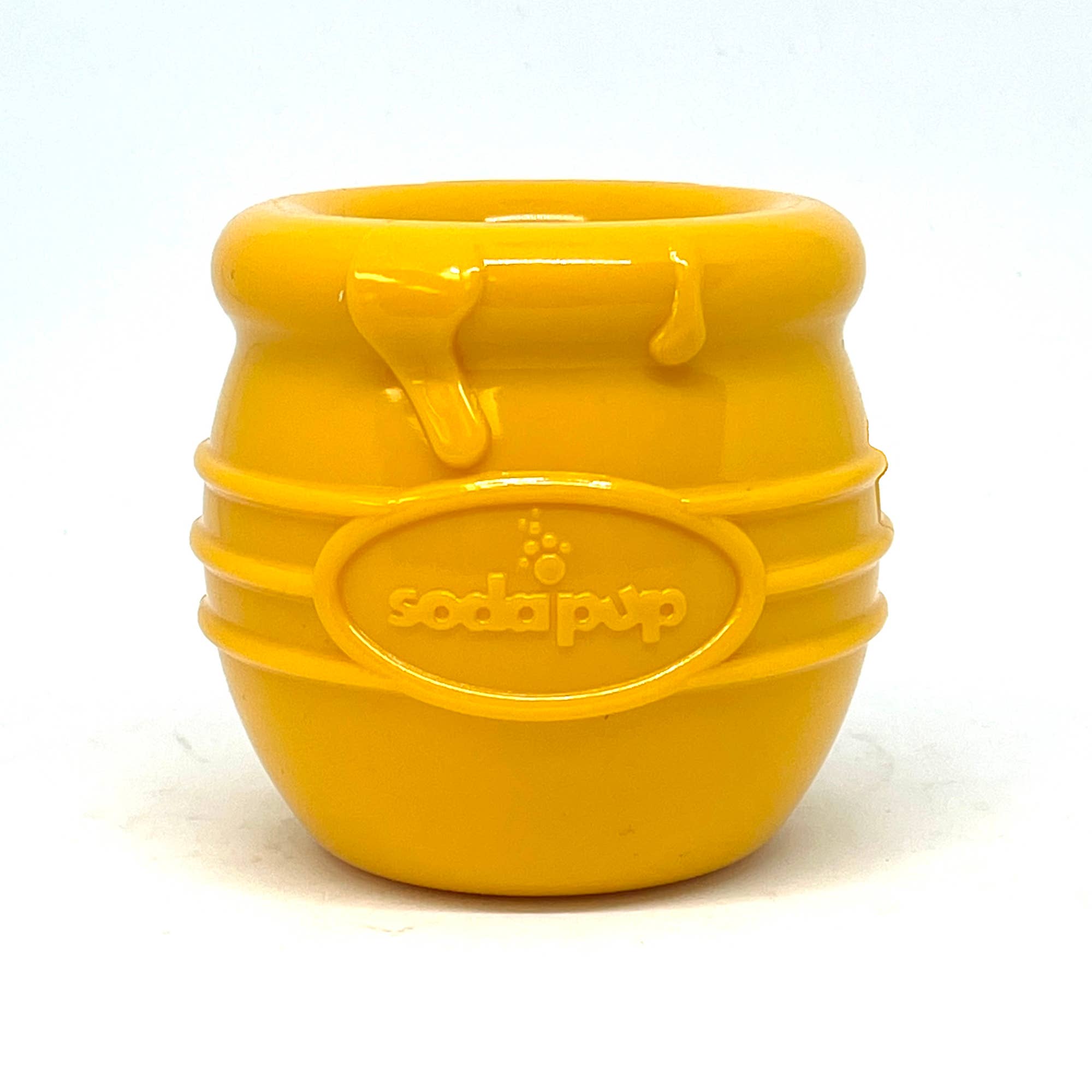 PUP-X Honey Pot Treat Dispenser: Yellow / Large
