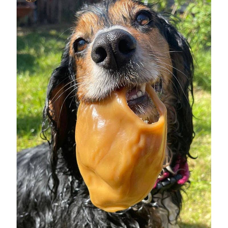 Vegetarian Dog Treats - Maks Patch Natural Smoked & Peanut Butter Pigs Ears