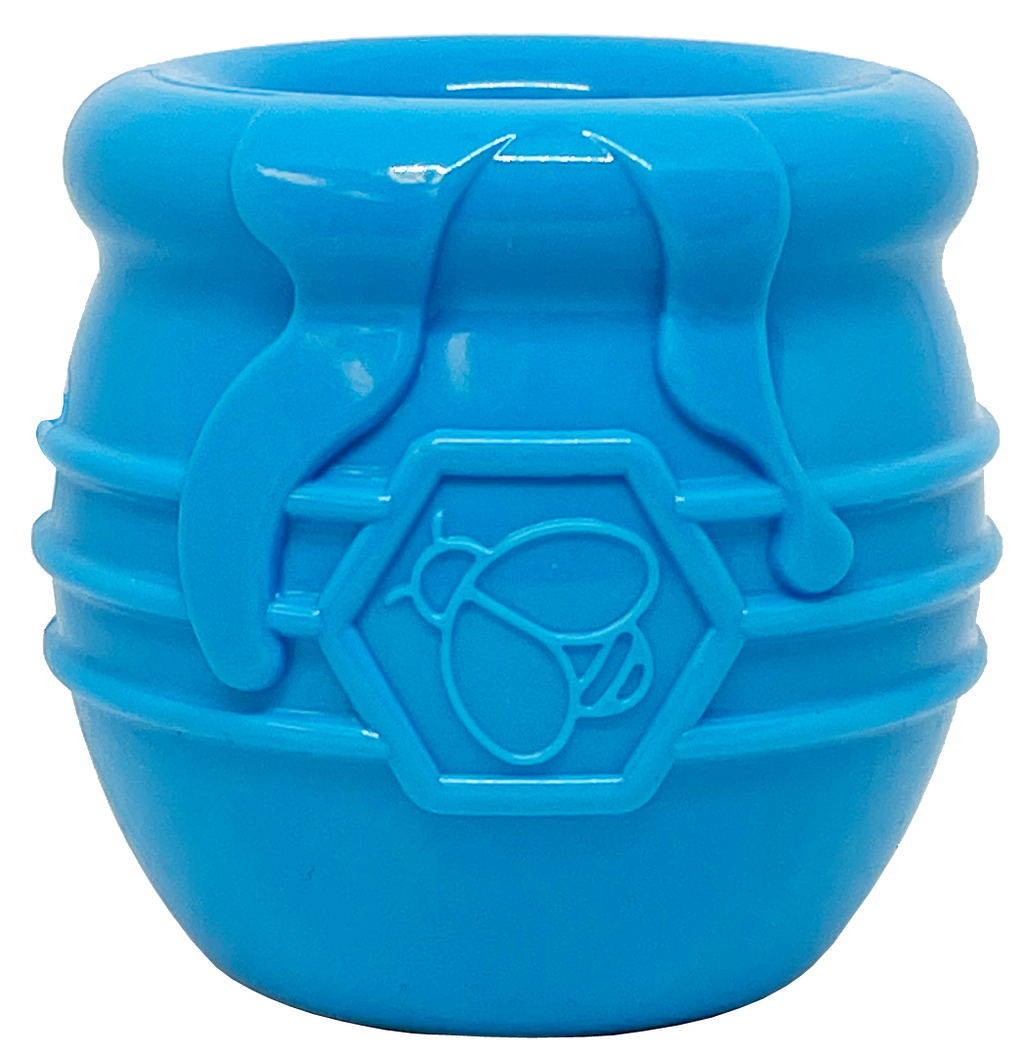 PUP-X Honey Pot Treat Dispenser: Blue / Large