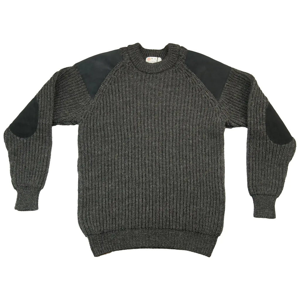 British Wool Shooting Jumper - Charcoal