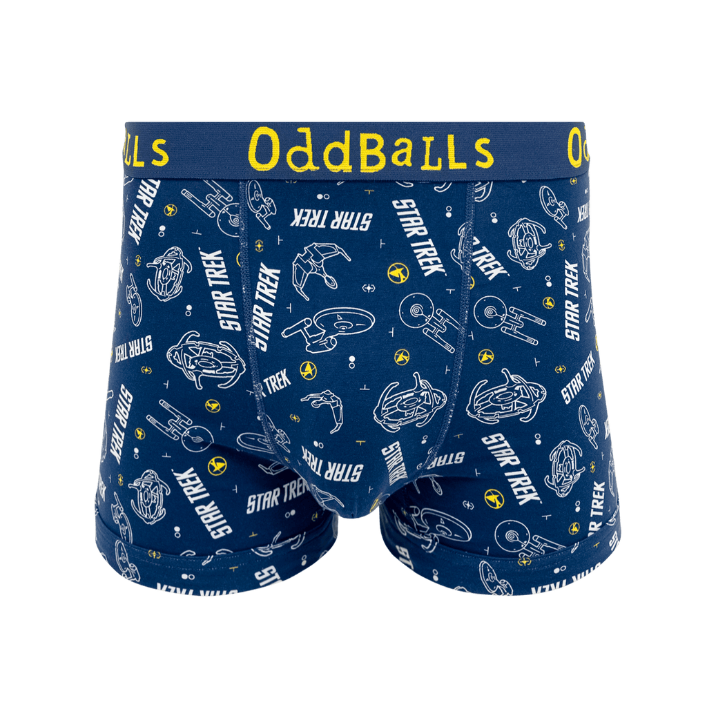 Star Trek Galaxy - Mens Cotton Boxer Shorts: Medium