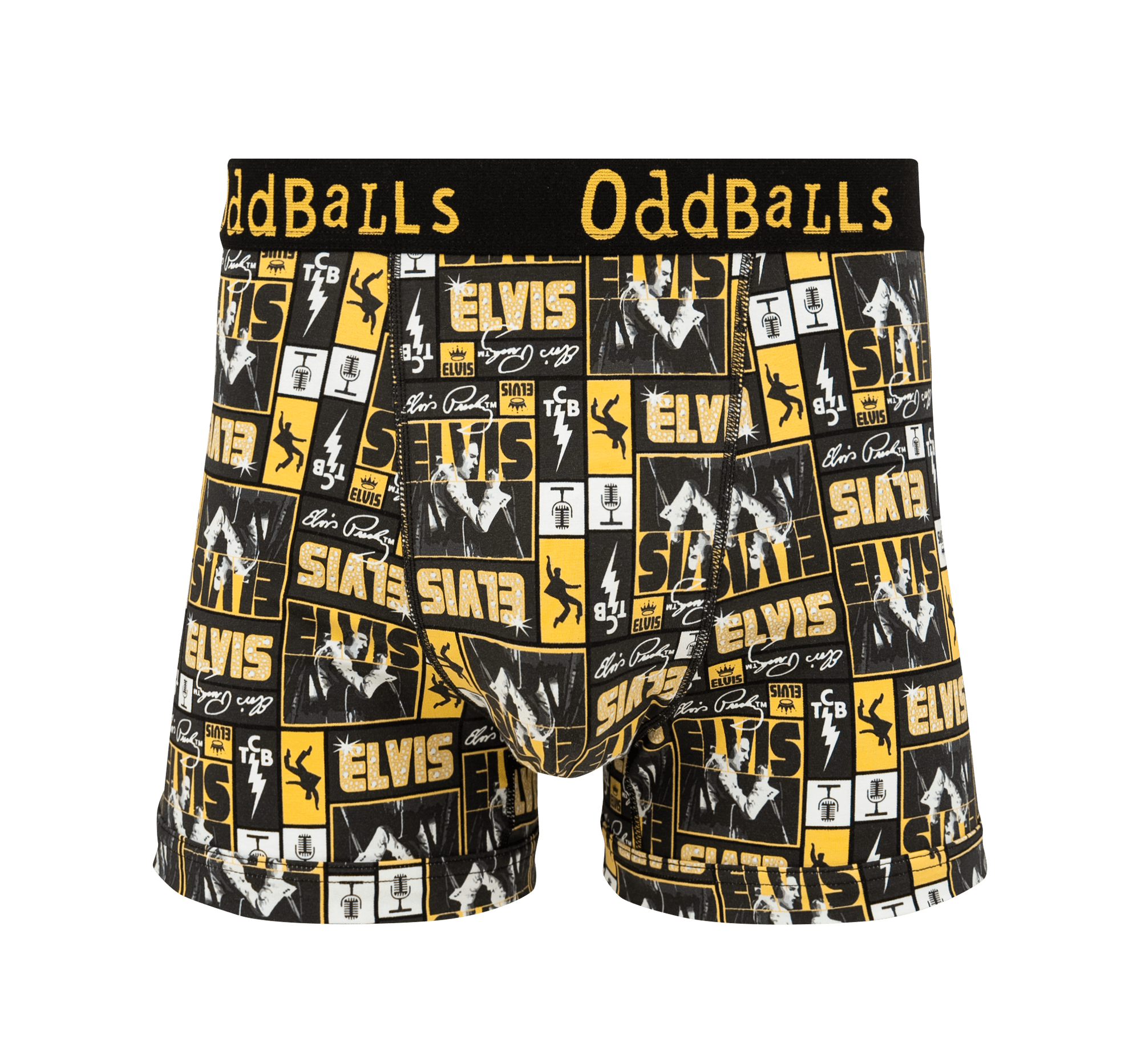 Elvis - Mens Cotton Boxer Shorts: Medium