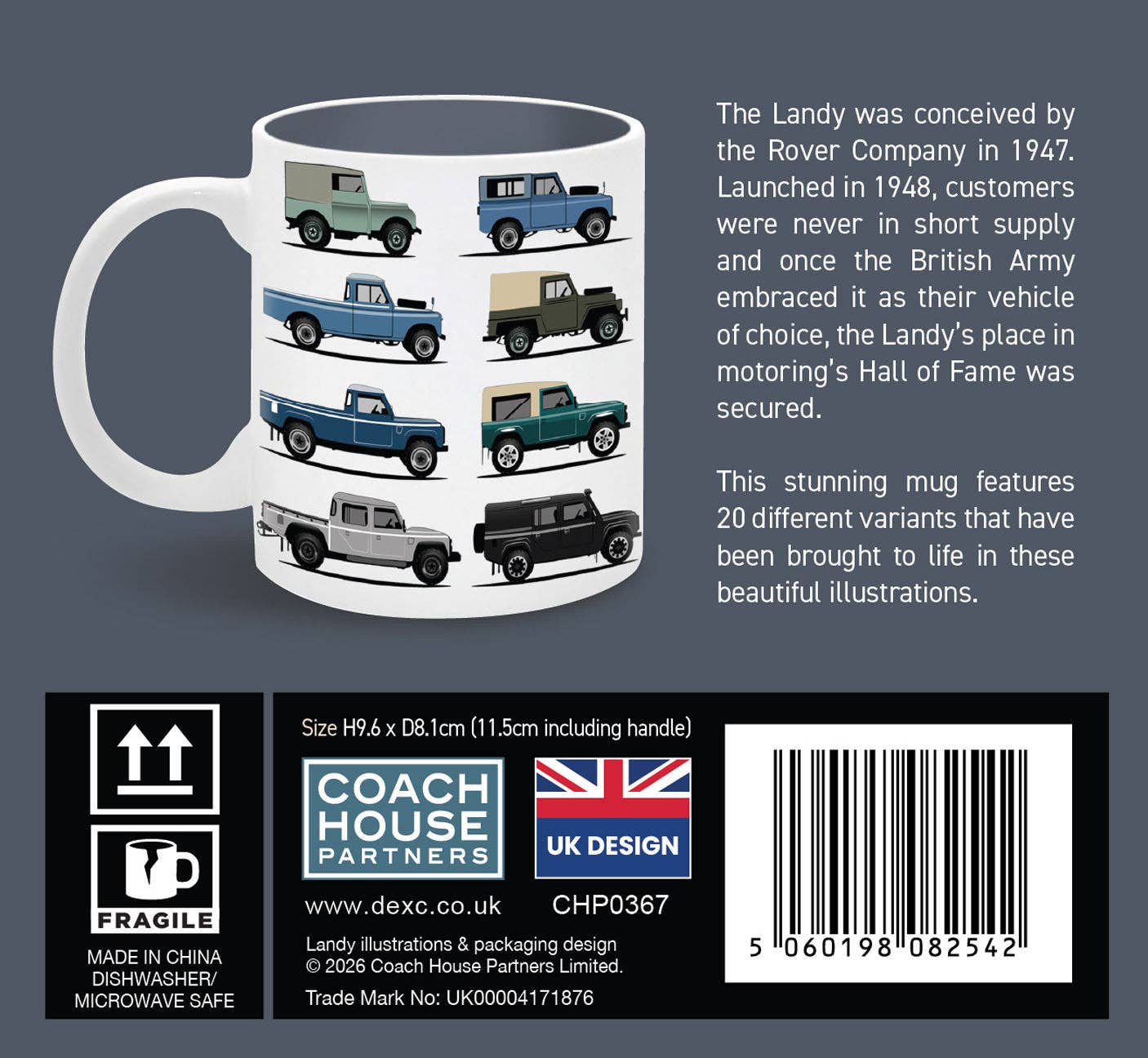 Landy Ceramic Mug 11oz