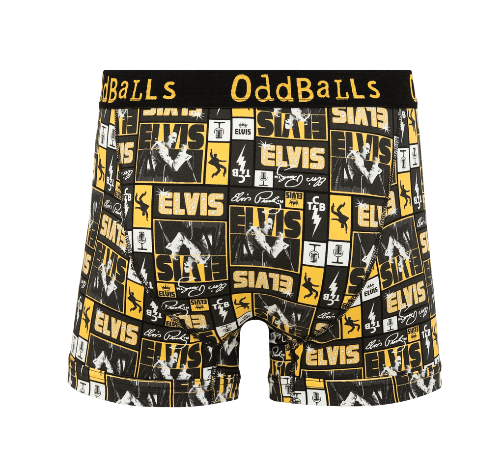 Elvis - Mens Cotton Boxer Shorts: Medium