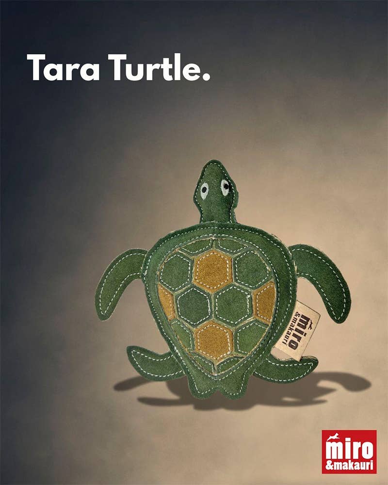 Eco Dog Toys By Miro & Makauri - Tara Turtle.: Tara
