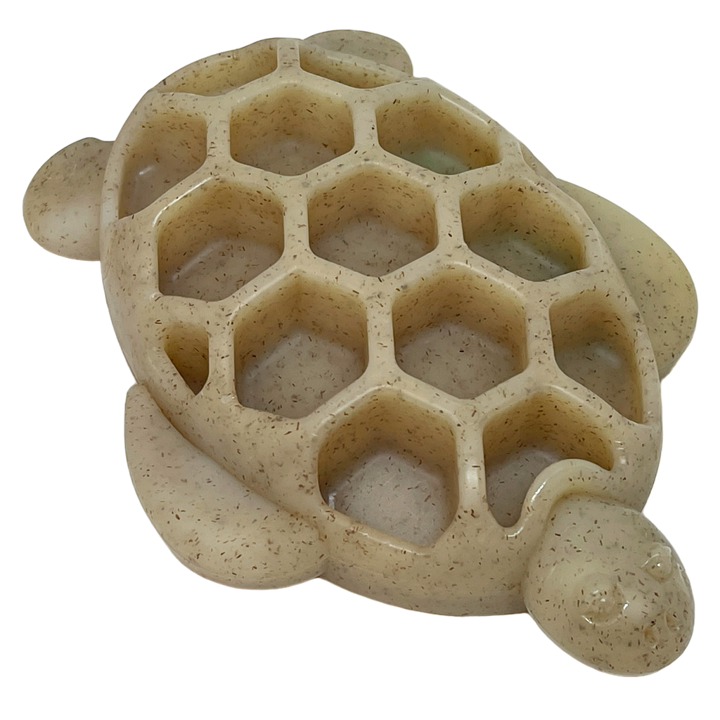 Turtle Durable Nylon Chew and Enrichment Toy: Turtle Nylon Toy - Brown