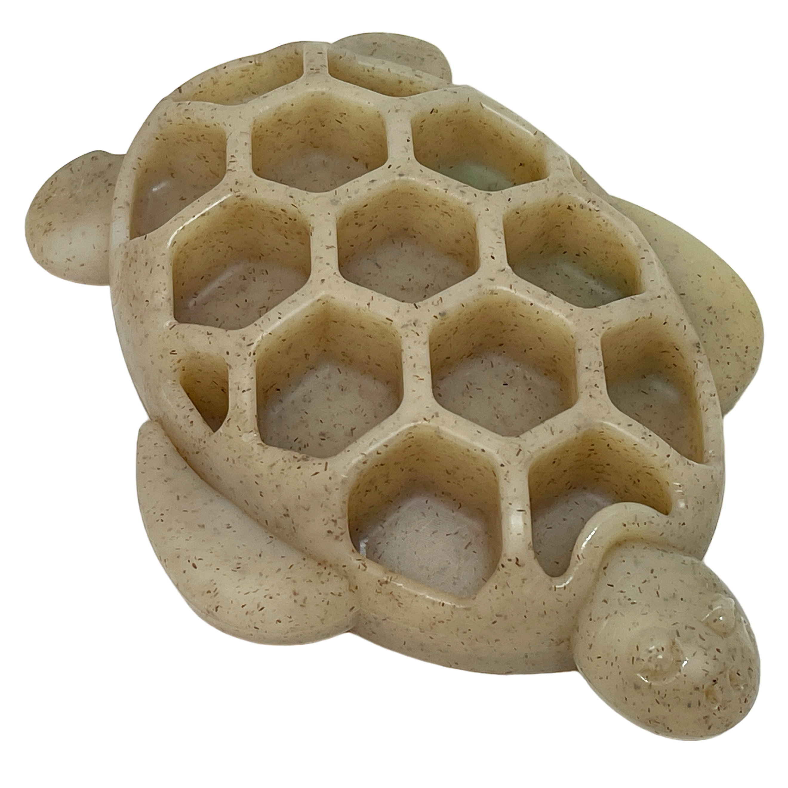Turtle Durable Nylon Chew and Enrichment Toy: Turtle Nylon Toy - Brown