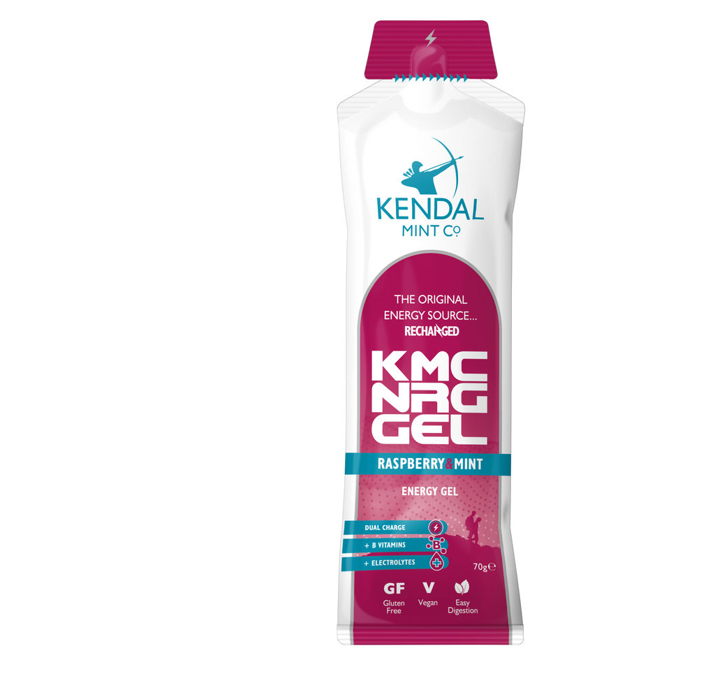 KMC Energy Gel (Vegan): Raspberry & Mint Flavoured (70g): 12 x 70g
