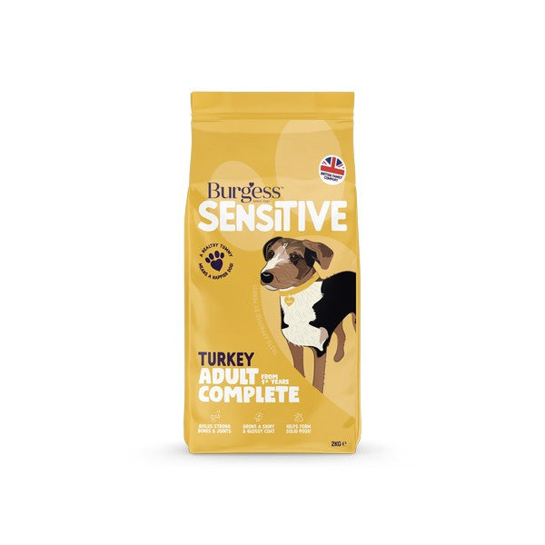 Burgess Sensitive Adult Turkey and Rice 2kg