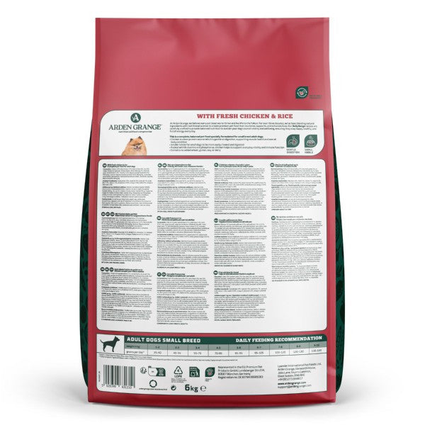 Arden Grange Adult Mini Chicken & Rice 6kg