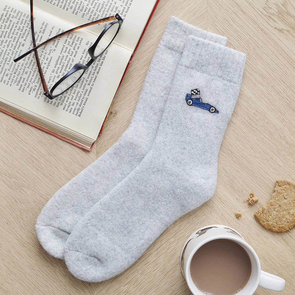 Formula One Sports Lover wool socks: Blue