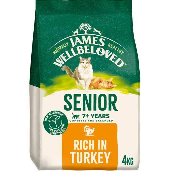 James Wellbeloved Cat Senior Rich in Turkey 4kg