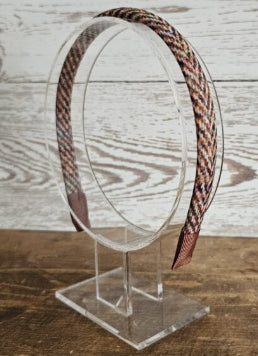 Foxy Pheasant Slim Headband - Amber Tweed
