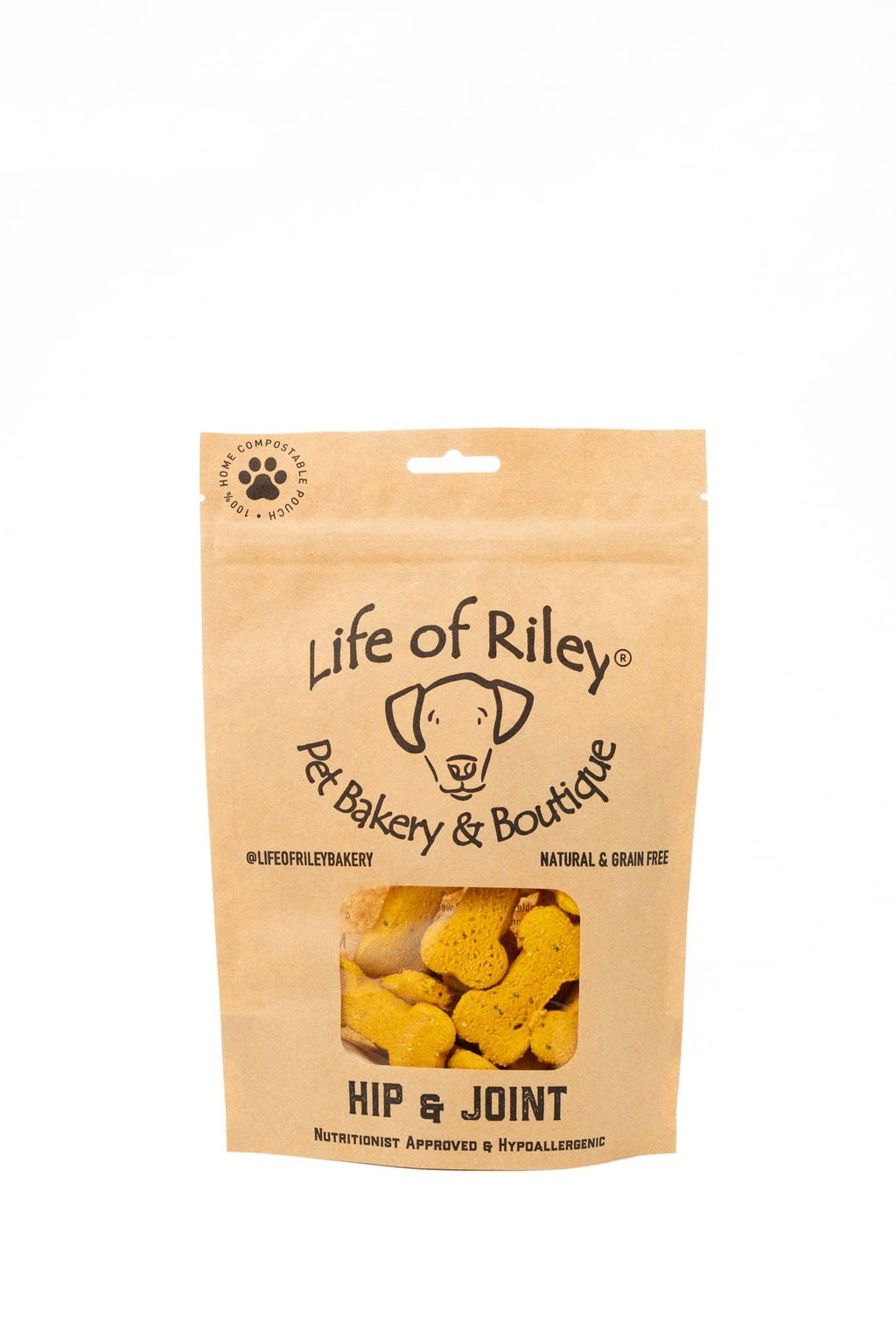 Hip & Joint Bones - Nutritionist Approved Dog Treats: Pouch (Single) - Home Compostable