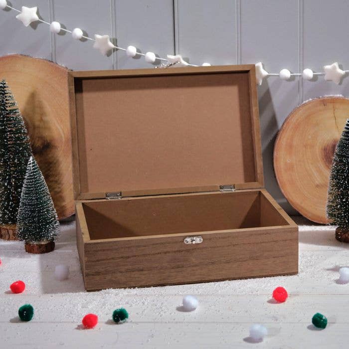 Childrens Winter Wonderland Wood Special Delivery Box