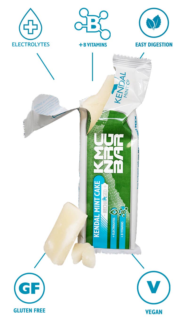 Vegan Bar: Mint Cake - Perfect for Outdoor Activities: Original Flavour