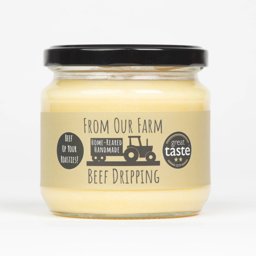 Jarred Beef Dripping - Award-Winning, Grass-Fed Tallow