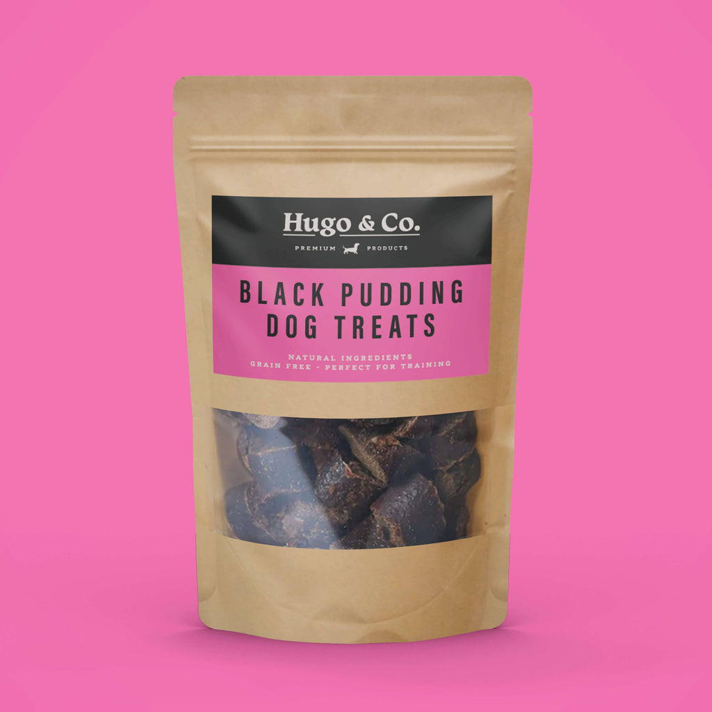 Black Pudding Dog Treat Bag - 75g