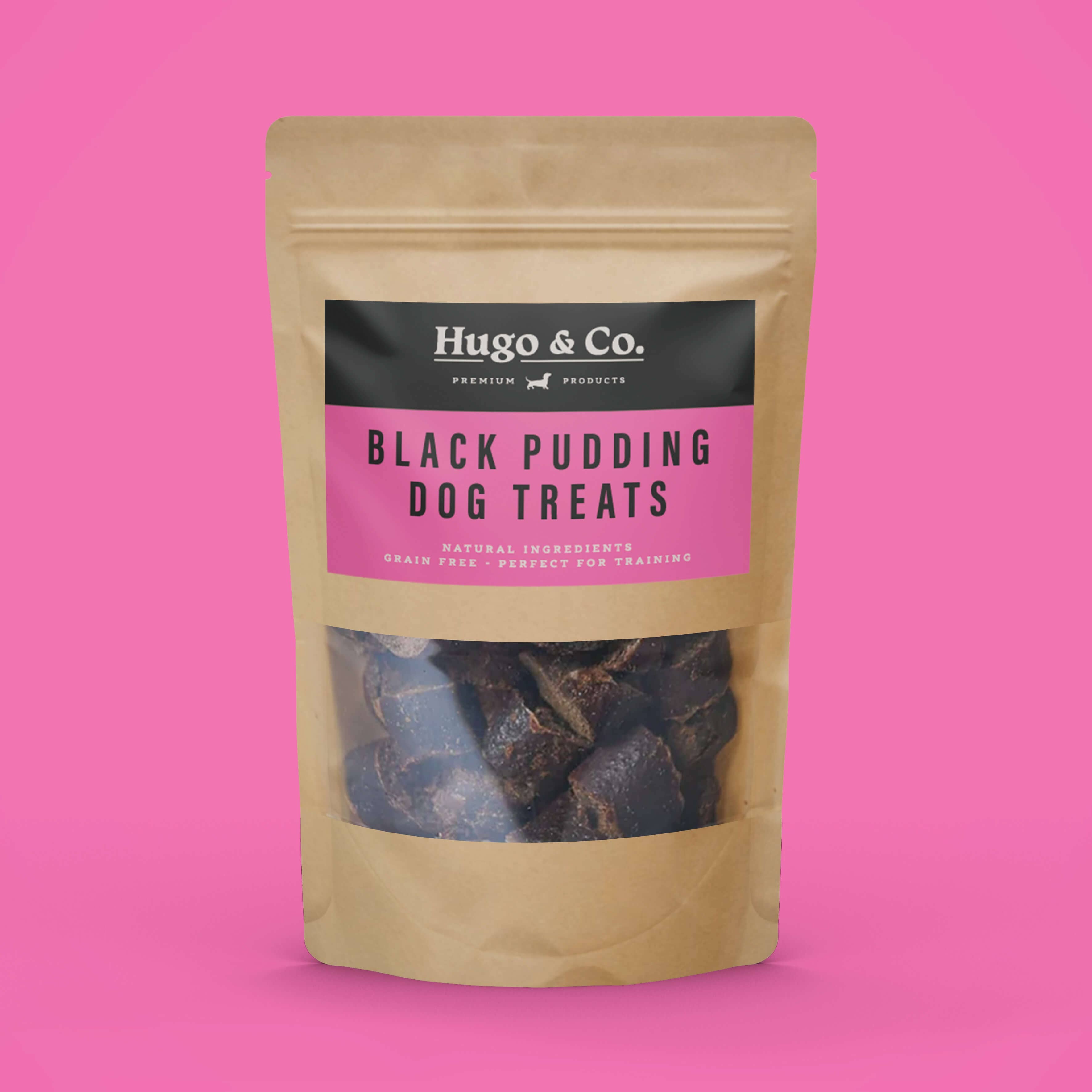 Black Pudding Dog Treat Bag - 75g