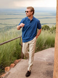 KOY Dark Blue Piqué Cotton Polo