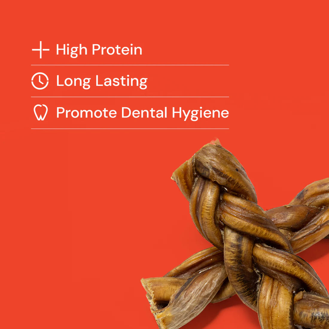 Braided Pizzles - 24cm 2pcs