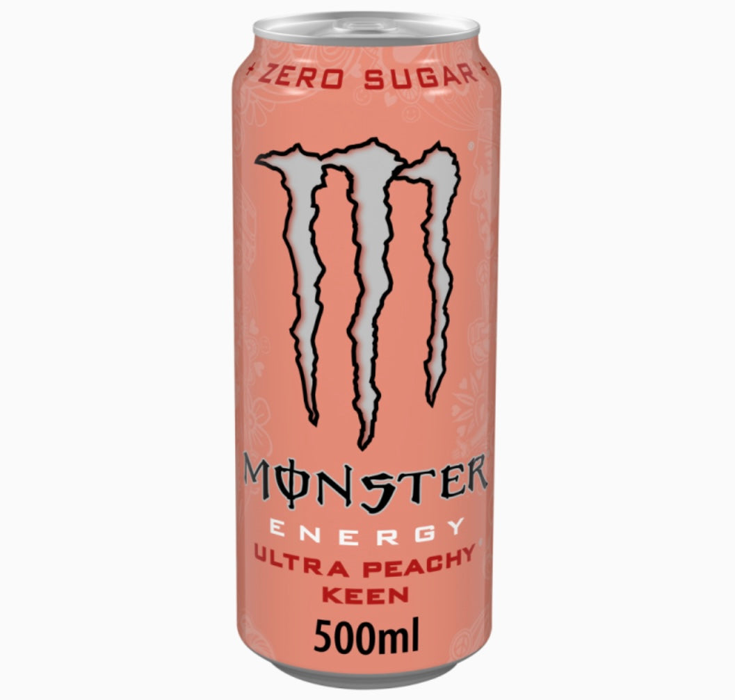 Monster Ultra Peachy Keen 500ml - Single Can