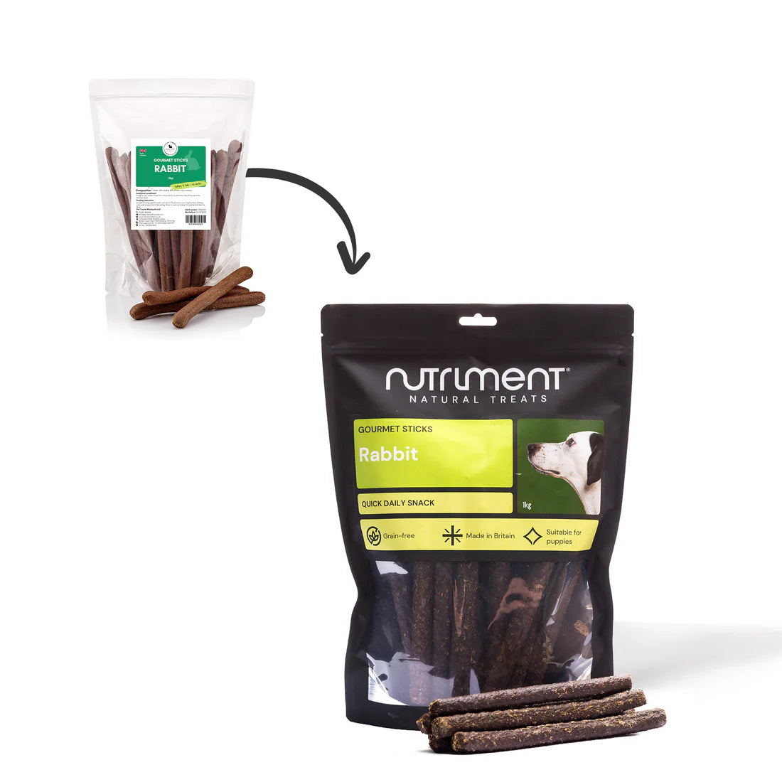 Gourmet Sticks - Rabbit 1kg