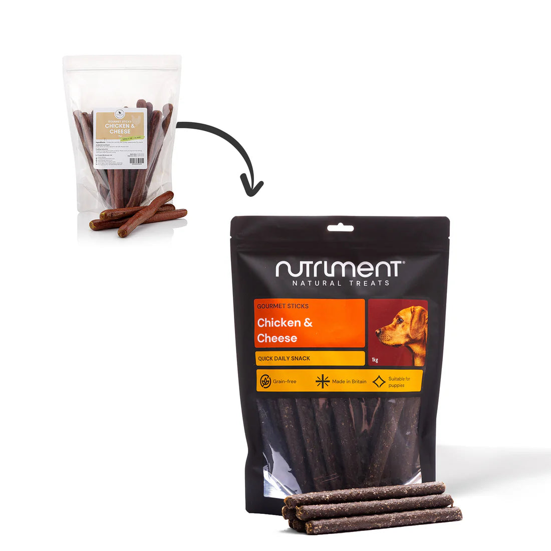 Gourmet Sticks - Chicken and Cheese 1kg