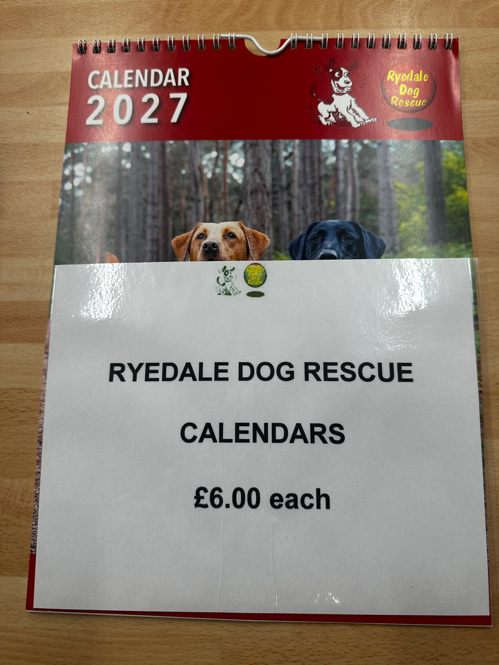 Ryedale Dog Rescue 2027 Calendar