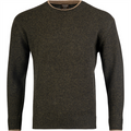 Jack Pyke Ashcombe 100% Lambswool Crewknit Dark Olive
