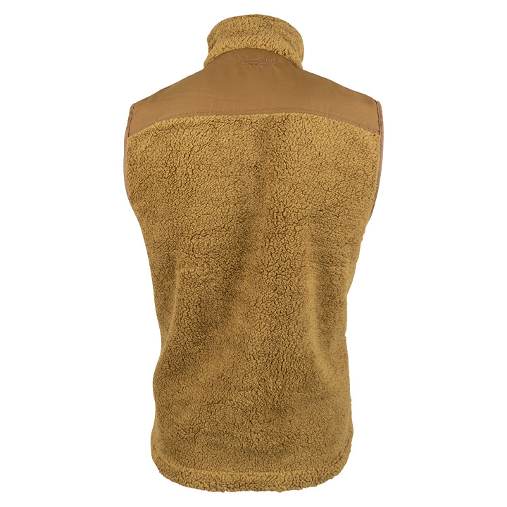 Sherpa Fleece Gilet Camel
