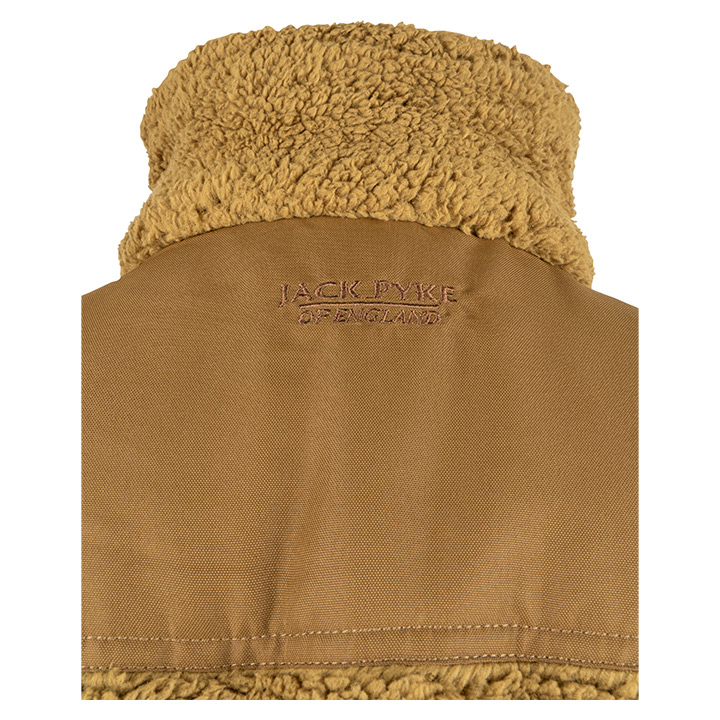 Sherpa Fleece Gilet Camel