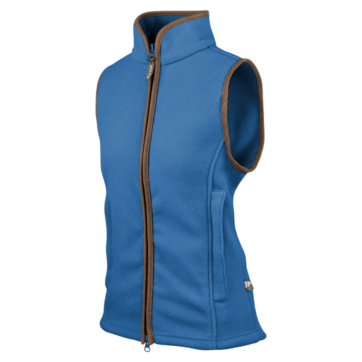 Ladies Countryman Fleece Gilet Denim