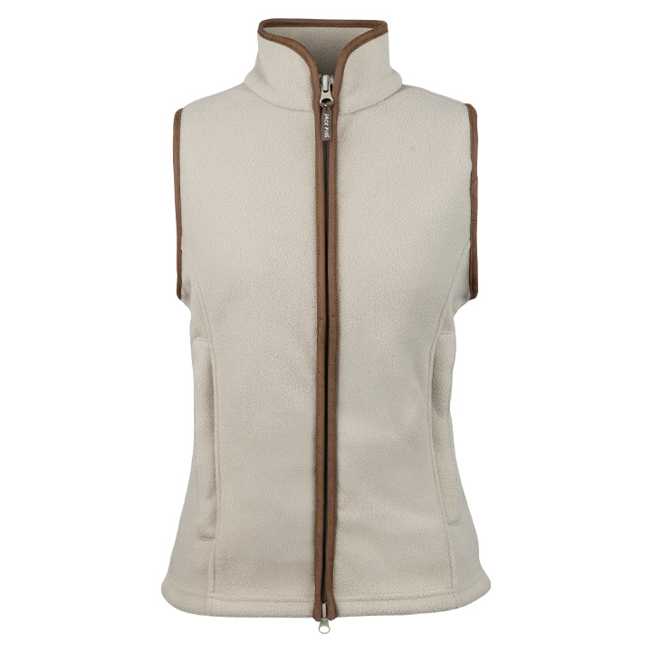 Ladies Countryman Fleece Gilet Mushroom